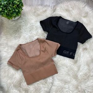 OFFLINE Aerie Sidewalk Seamless Cropped T-Shirt‎ Lot
